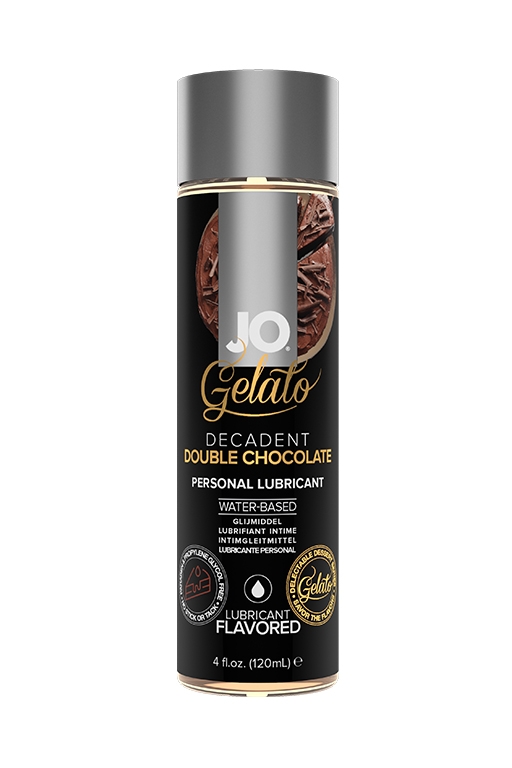 Гель на водной основе "JO Double Chocolate" с ароматом и вкусом двойного шоколада, 120ml 