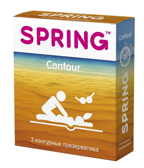 Презервативы "Spring Contour" анатомические, 3шт 